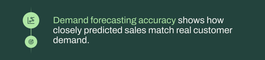 Demand forecasting accuracy meaning