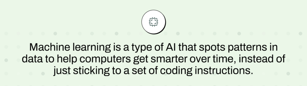 Machine learning definition